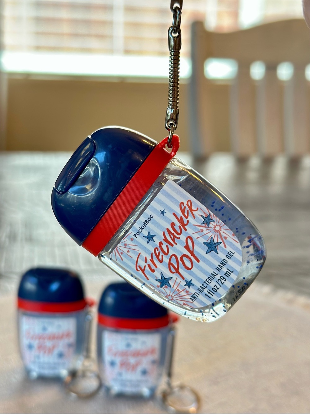 3 Keychain Firecracker Pop Bath & Body Works Pocketbac Hand Sanitizers